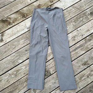 Jarbo Straight Leg Gray Cotton Dress Stretch Pants Size 36